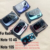 Phía Sau Camera Kính Ống Kính Dành Cho Xiaomi Redmi Note 10S 10 4G Khung Máy Ảnh Viền Thay Thế M2101K7AI M2101K7AG