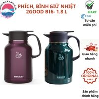 Phích 2GOOD B16- 1.8L, bình giữ nhiệt nóng lạnh 24h, bình ủ đồ ăn, bình giữ nhiệt 1.8L, bình 2GOOD