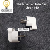 PHÍCH CẮM 16A CÓ TIẾP ĐẤT CẤU TẠO AN TOÀN CHỐNG CHÁY CHÍNH HÃNG LIOA