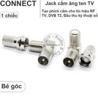 Phích cắm anten bẻ góc cho TV Đầu DVB T2 Đầu thu kỹ thuật số  - PAL antenna TV adapter 9.5mm angles