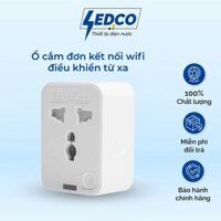 Phích cắm chuyển đổi chân dẹt kiểu châu âu có Kết Nối Wifi Điều Khiển Từ Xa Qua Smartphone - Thiết bị điện nước Ledco