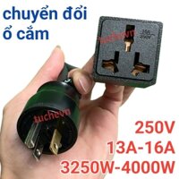 Phích cắm chuyển đổi cho cuộn dây điện Nhật, rulo dây Nhật bãi