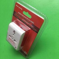 Phích cắm điện chia 3 ổ , chia 3 ngả, chuyển đa chiều cao cấp - hàng chính hãng Điện Quang bảo hành 1 năm - Đỏ