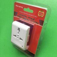 Phích cắm điện chia 3 ổ , chia 3 ngả, chuyển đa chiều cao cấp Điện Quang - Xanh dương