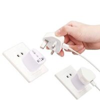 Phích Cắm Điện Chuyển Đổi Chân Dẹt – Thiết Kế Tinh Tế, Tiện Dụng