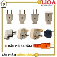 Phích cắm điện LiOA  - PNTD phích chuyển chân dẹt qua chân tròn