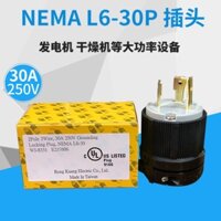 Phích Cắm Điện wj-8331 nema 30a 250v l6-30p Chuyên Dụng