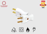 Phích cắm EPF02 (chân dẹt)