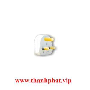 Phích cắm Lioa kiểu Anh chân cắm tròn PUKR