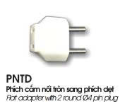 Phích cắm Lioa nối tròn sang phích dẹt PNTD
