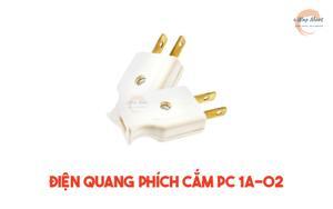 Phích cắm điện chân dẹt Điện Quang PC 1A-02