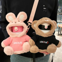 Phích cốc gấu cốc đặt cốc nước sang trọng Dễ Thương Thỏ món quà sinh nhật trẻ em Ấm đun nước Bộ cốc có thể được chéo cơ thể