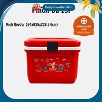 Phích đá vuông giữ nhiệt 13L Việt Nhật Mẫu Mới, Thùng đựng đá giữ nhiệt lạnh lên tới 24 tiếng VN