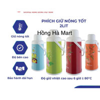 Phích đựng nước nóng 2 lít Rạng Đông, bình thuỷ giữ nhiệt tốt, Model: RD 2035 N3