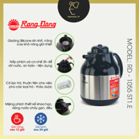Phích giữ nhiệt inox cao cấp, phích lọc trà, phích pha cafe Rạng Đông 1055 ST1