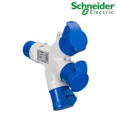 Phích nối 3 ngả Schneider PKZM409