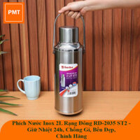 Phích Nước Inox 2L Rạng Đông RD-2035 ST2 - Giữ Nhiệt 24h, Chống Gỉ, Bền Đẹp, Chính Hãng