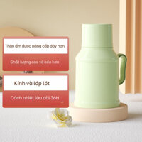 Phích nước nóng, bình giữ nhiệt mini dung tích 1L bằng thủy tinh cao cấp