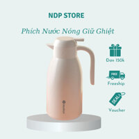 Phích nước nóng giữ nhiệt đến 48h dung tích 1L-2L cao cấp, Phích giữ nhiệt 24h