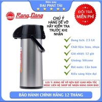 Phích nước nóng Rạng Đông 2.5L INOX RD 2545 ST1.E