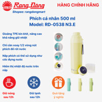 Phích nước Rạng Đông 0.5 lít, bình thủy giữ nhiệt hiểm thị nhiệt độ 0538N3.E