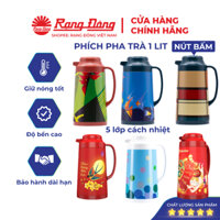 Phích nước Rạng Đông 1 lit pha trà giữ nhiệt, bình thuỷ đựng nước nóng, Model: RD 1040 TS