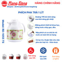 Phích nước Rạng Đông 1 lít 1055 TS. Bình thủy giữ nhiệt, đựng nước pha trà