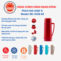 Phích nước Rạng Đông 1 lít 1038 N2, bình thủy giữ nhiệt đựng nước, pha trà
