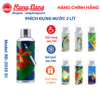 Phích nước Rạng Đông 2 lít, bình thủy giữ nhiệt đựng nước nóng pha trà 2035 S1