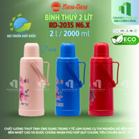 Phích nước Rạng Đông 2 lít N6.X, phích đựng nước 2.0L, bình thuỷ giữ nhiệt 2l
