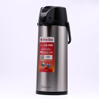 Phích nước Rạng Đông 2,5 lít, Inox cao cấp, bình thuỷ cần bơm pha cafe, Model RD 2545 ST1.E
