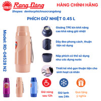 Phích nước Rạng Đông 450ml 04528N2. Bình giữ nhiệt đựng nước cầm tay mini