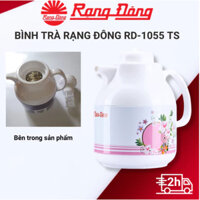 Phích nước rạng đông bình pha trà giữ nhiệt đựng nước nóng dung tích 1 lít RD 1055 TS có lưới lọc.