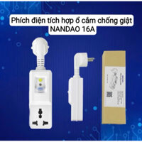 Phích Ổ Cắm Chống Giật PRCD NANDAO ZB-NF3O 16A 220V 4000W
