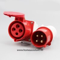 Phích Ổ Cắm Công Nghiệp 3 Pha 32A Tủ Điện Nồi Nấu Phở PKE32