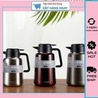 Phích Pha Trà, Bình Giữ Nhiệt, Bình Ủ 1.8L inox Sus 316 Giữ Nhiệt Nóng và Lạnh 24-48h 273