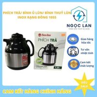 Phích pha trà - Bình ủ - Ấm ủ trà Rạng Đông RĐ-1055 ST1.E - 1Lít lõi thuỷ tinh cao cấp giữ nhiệt tốt