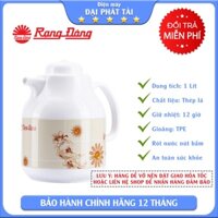 Phích pha trà cao cấp Rạng Đông, 1 lít, giữ nhiệt, thân sắt, vai nhựa, Model RD-1055TS- Chính hãng