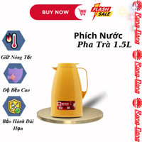 Phích pha trà giữ nhiệt 1,5 lít Rạng Đông, bình thuỷ đựng nước nóng, chất liệu nhựa cao cấp, Model: RD-1542 N2.E