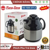 Phích pha trà giữ nhiệt Rạng Đông RD-1055 ST1.E 1 lít - pha , chè , cafe , ấm có lõi lọc , lõi bình inox giữ nhiệt