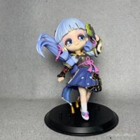 Phiên bản cao cấp bong tróc sơn nghiêm trọng, số lượng lớn Genshin Impact Q, phiên bản mắt to Kamisato Ayaka, tư thế đứng anime hai chiều