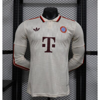 Phiên bản cầu thủ 24 / 25 Bayern Munich Sân khách Áo bóng đá thoáng khí Áo thun dài tay thể thao nhanh khô hàng đầu