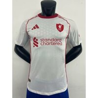 Phiên bản cầu thủ 2526 Áo thun ngắn tay bóng đá trắng sân khách Liverpool AAA +