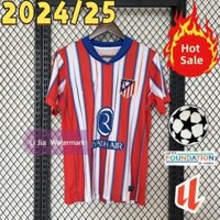 (Phiên bản cầu thủ) Áo bóng đá sân nhà Atletico Madrid 2024 / 25 tay ngắn
