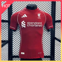 [Phiên bản cầu thủ] Áo thun ngắn tay tay bóng đá chất lượng cao sân nhà Liverpool 25 / 26 S-XXL