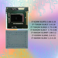 Phiên bản Chính thức I7 620M 640M 720QM 740QM 820QM 840QM 920XM CPU