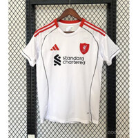 Phiên bản dành cho người hâm mộ: Áo thun bóng đá sân khách Liverpool 25-26 GSS1