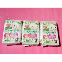phiên bản giới hạn [Hàng nội địa Nhật Bản] Băng vệ sinh hằng ngày 36 miếng 2 lớp dài 15cm của Sanrio Hello Kitty
