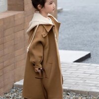 Phiên Bản Hàn Quốc Bé Gái Có Mũ Trùm Đầu Mùa Xuân Thu Áo Len Vừa Lớn Trẻ Em Nam Trung Bìn4