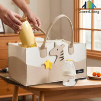 Phiên Bản Hoạt Hình Dung Tích Siêu Lớn Túi Đựng Đồ Cho Bé Chống Bẩn Và Dễ Vệ Sinh Túi Mẹ Bỉm